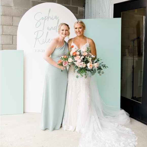 Birdy Grey Sage Kira Bridesmaid Dress - Picture 4 of 4